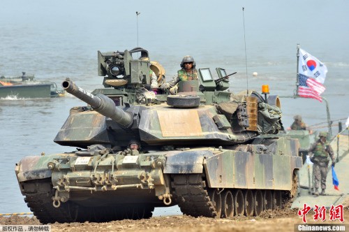 Lực lượng thiết giáp Mỹ-Hàn diễn tập quân sự liên hợp